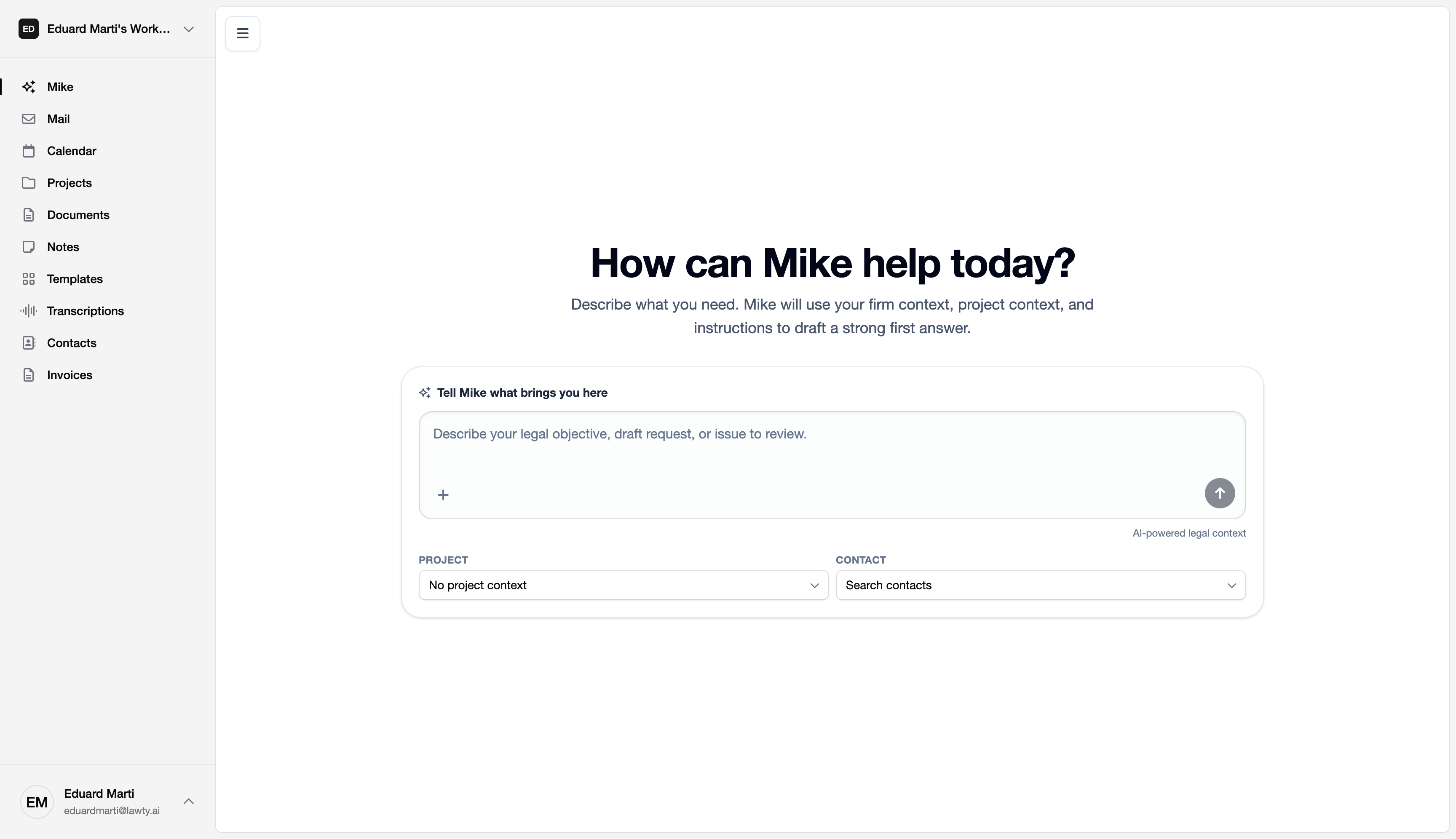 Mike product screenshot
